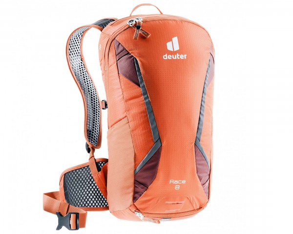 Deuter Race 8 litres Bike back pack PFC-free | paprika-redwood