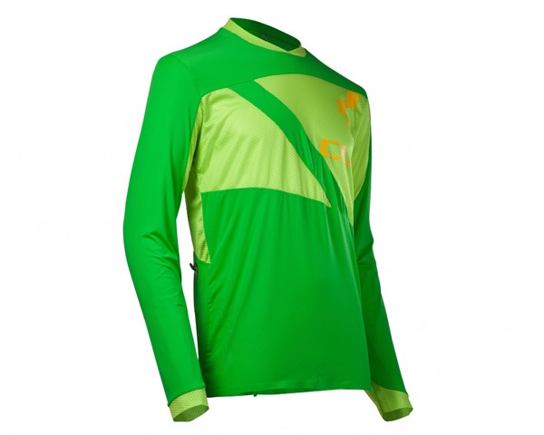 Cube AM Roundneck Jersey Long sleeve | green/lime