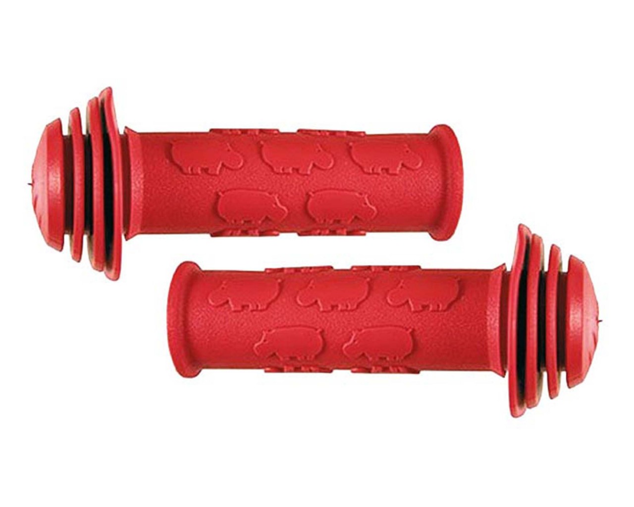 Westphal "Hippo" Kids Bicycle Grips | red