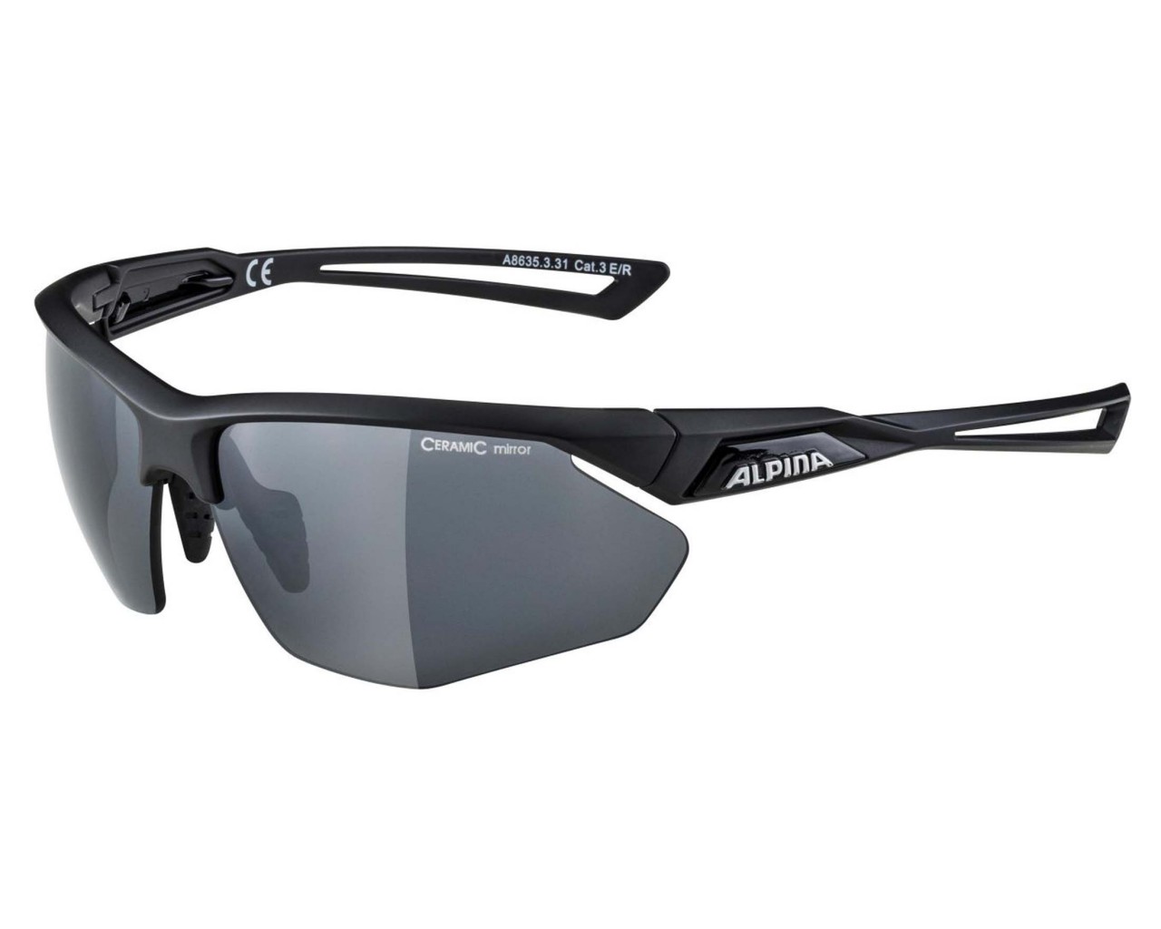 Alpina Nylos HR Sportbrille | black matt