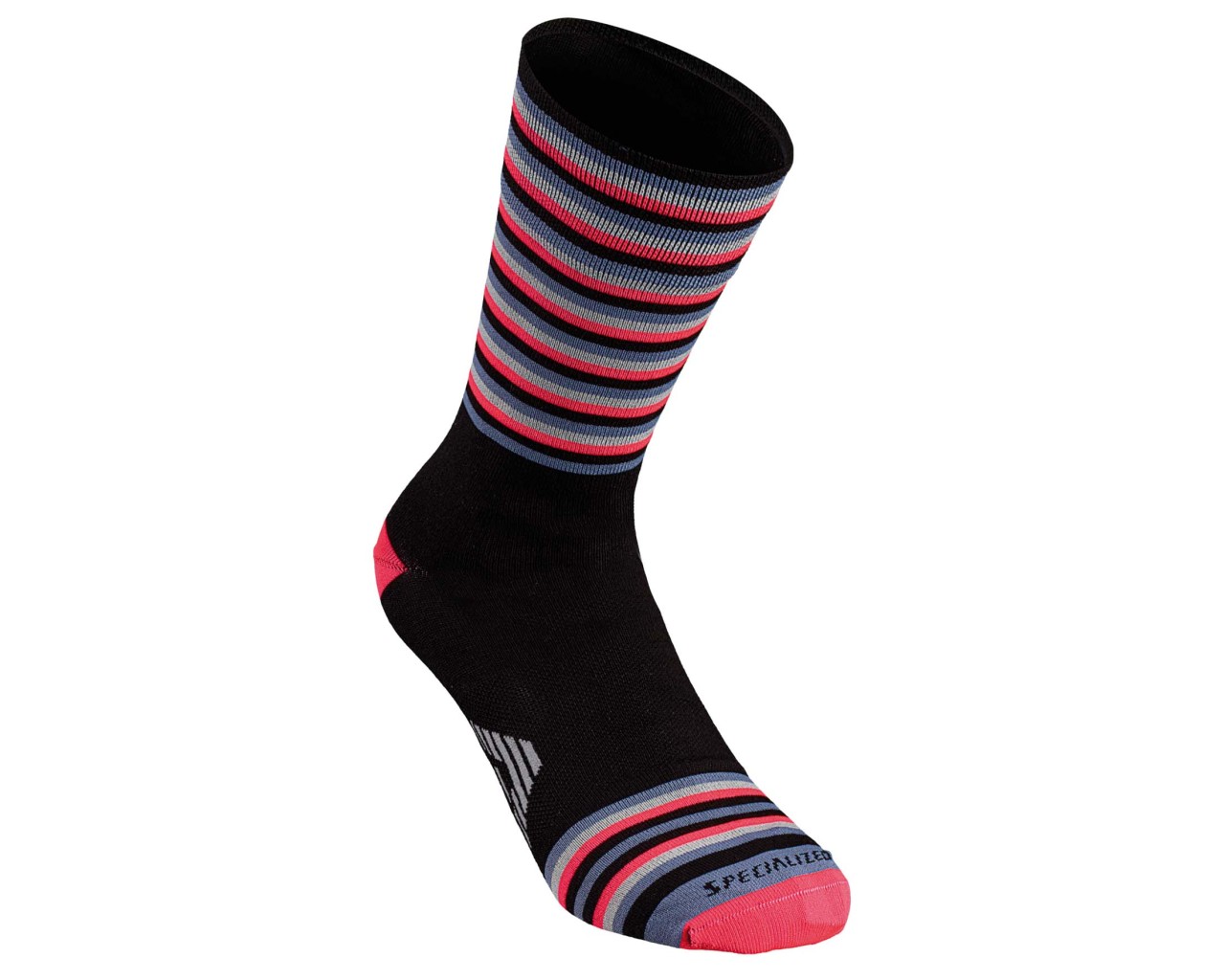 Specialized Full Stripe Socken | black-acid red
