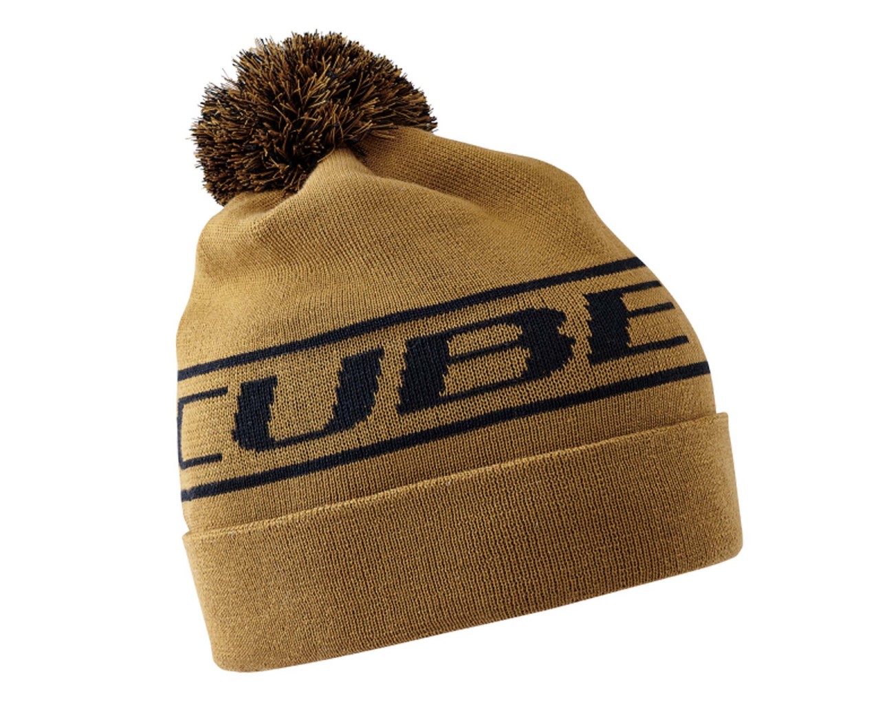 Cube Bobble Hat | brown