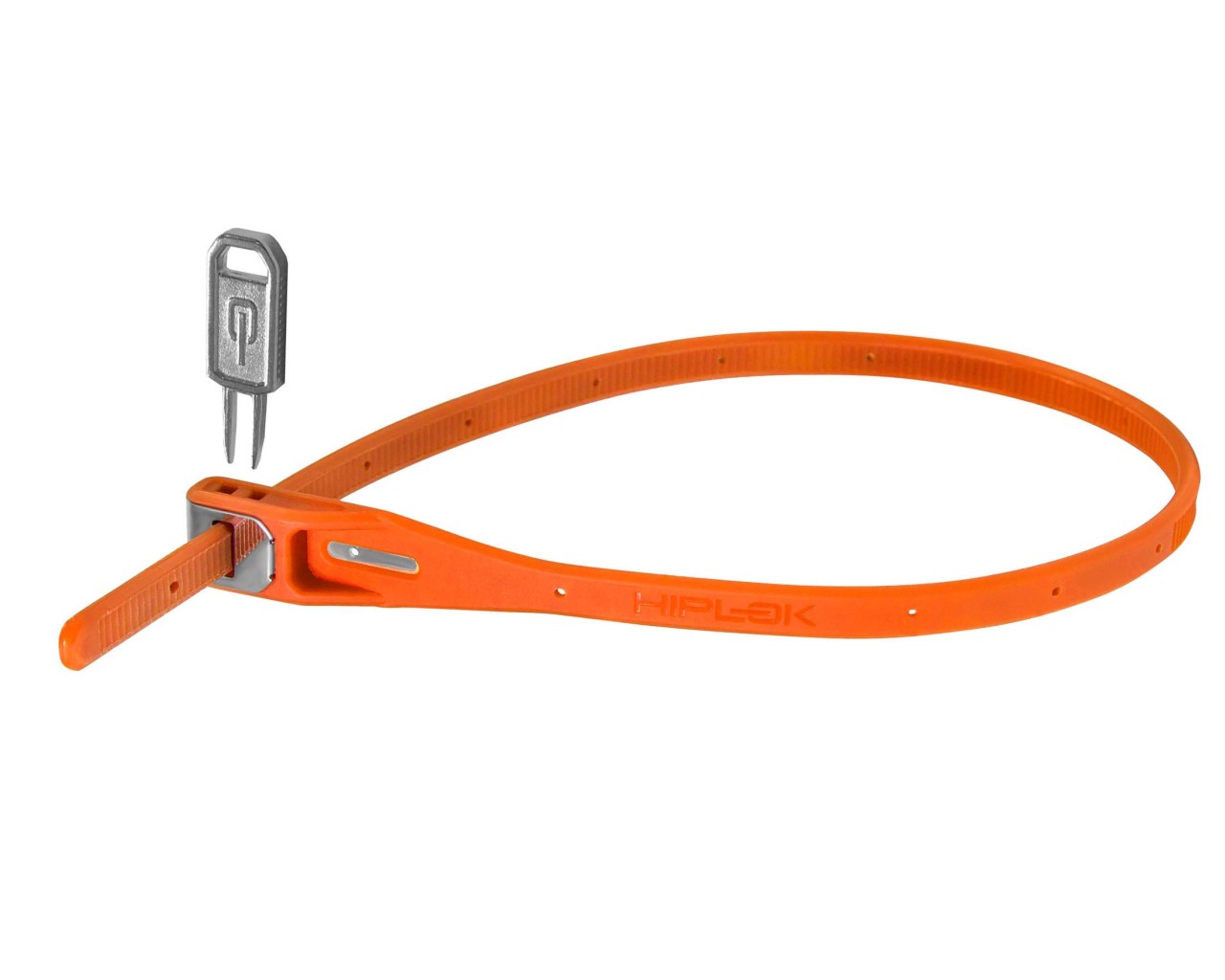 Hiplok Z-Lok Single - Kabelbinderschloss mit Stahlkern 40cm | orange