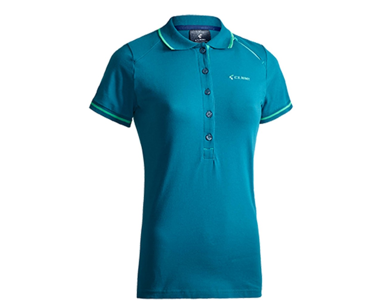 Cube WLS Polo Shirt Classic Woman After Race | turquoise