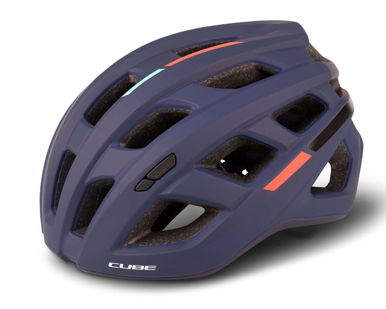 Cube Helmet ROAD RACE Teamline | blue n mint