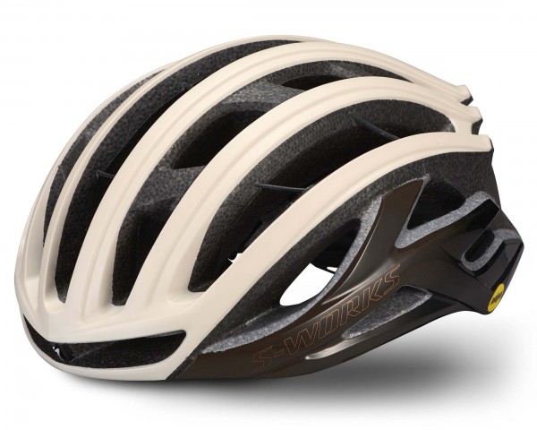 Specialized S-Works Prevail II Vent Helmet with ANGI & MIPS | matte sand-gloss dopio