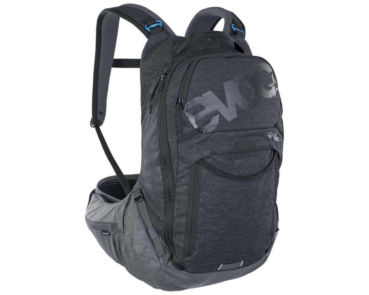 Evoc Trail Pro 16 litres Protector backpack | black-carbon grey
