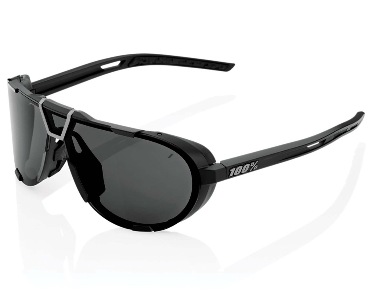 100% Westcraft Smoke Brillenglas Sport Sonnenbrille | matte black