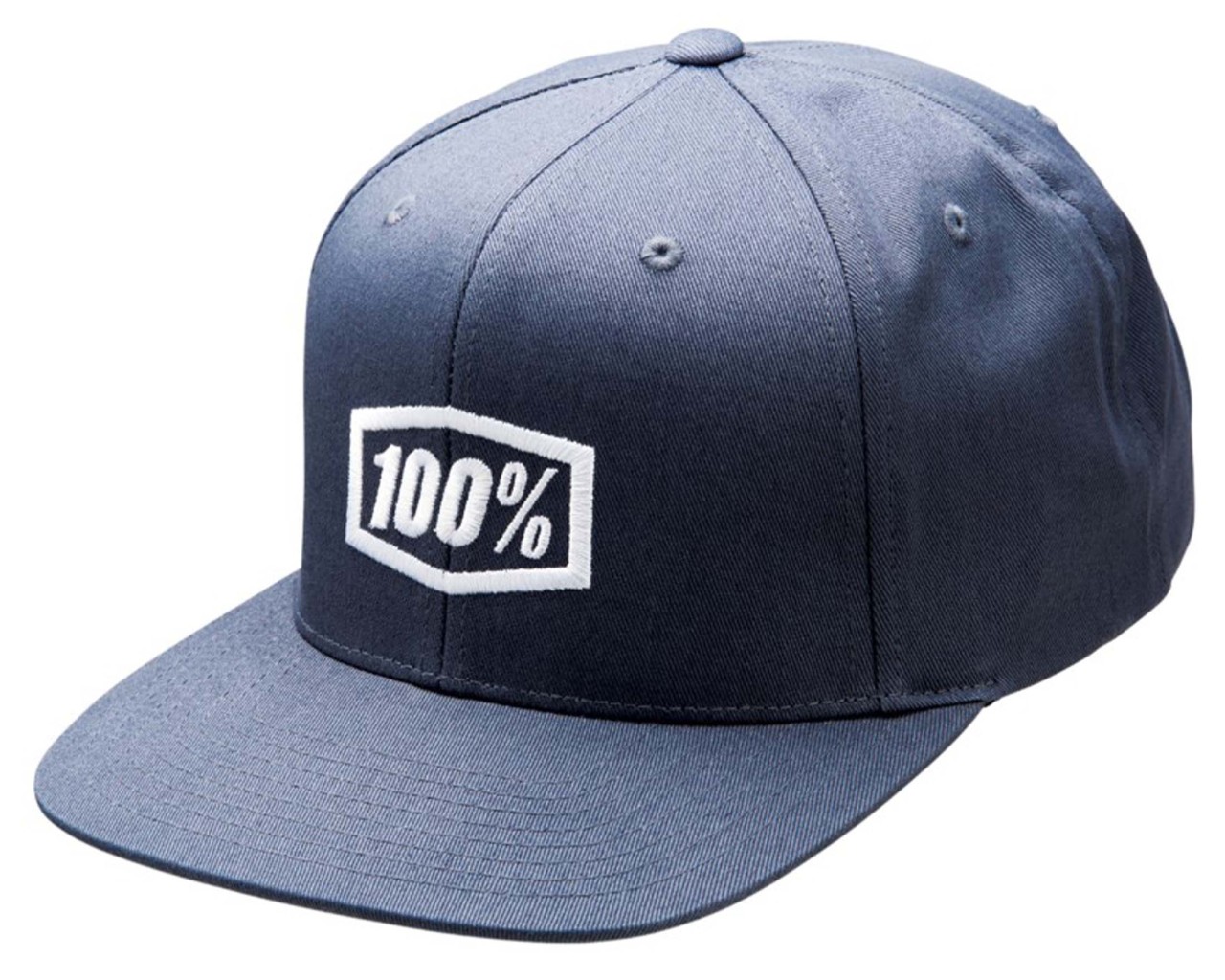 100% Icon Youth LYP Fit Snapback Hat | heather charcoal
