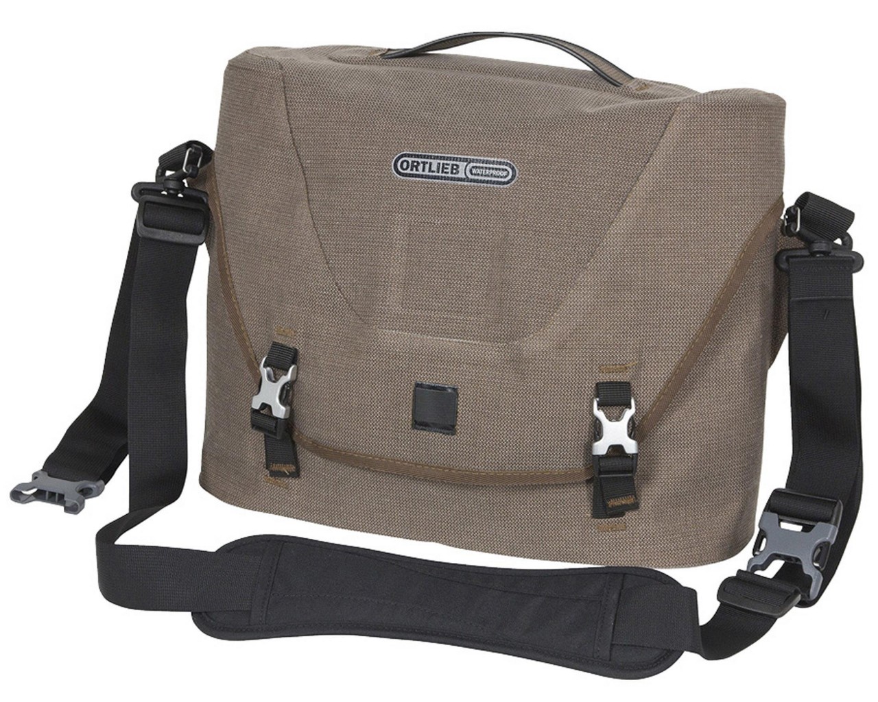 Ortlieb Courier-Bag waterproof shoulder bag | PVC-free - size M | coffee