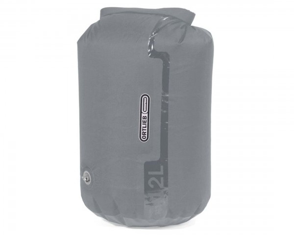 Ortlieb Kompressionspacksack PS10 mit Ventil 12 Liter wasserdicht PVC-frei | light grey
