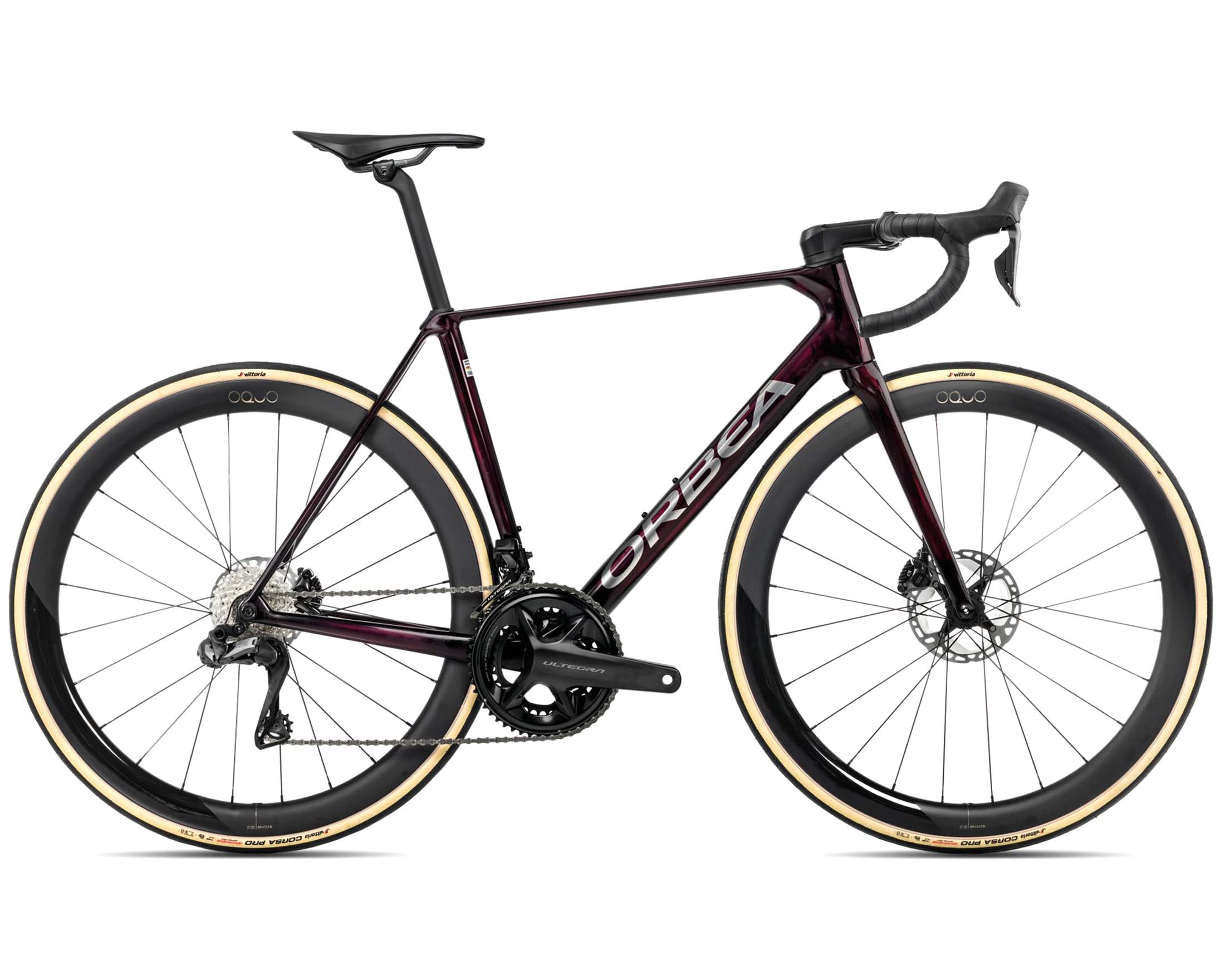 Orbea Orca M10i LTD PWR - Carbon Road Bike 2023 | red wine