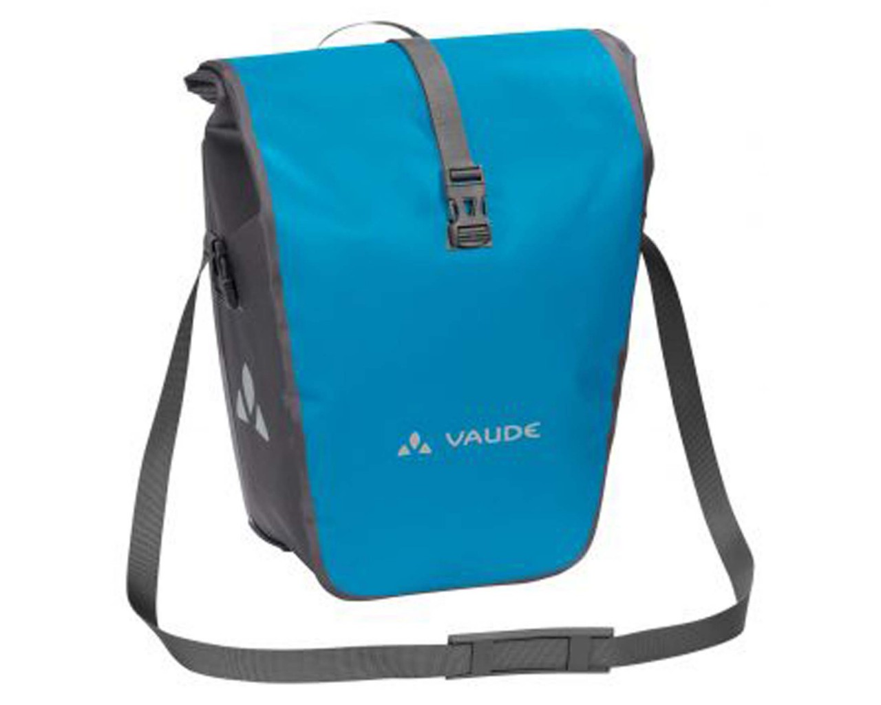 Vaude Aqua Back Single - wasserdichte Fahrradtasche PVC-frei (Einzeltasche) | icicle