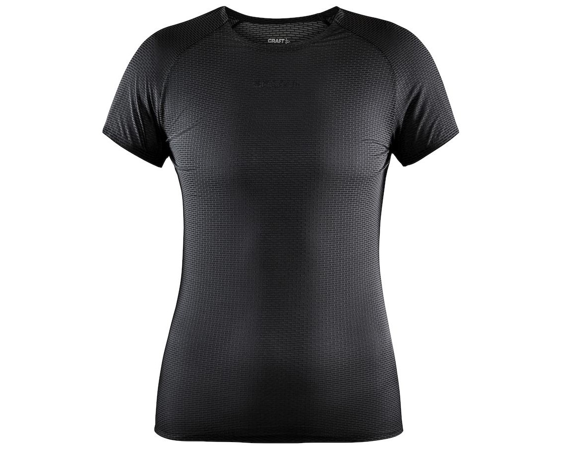 Craft Pro Dry Nanoweight Damen Mesh-T-Shirt | black