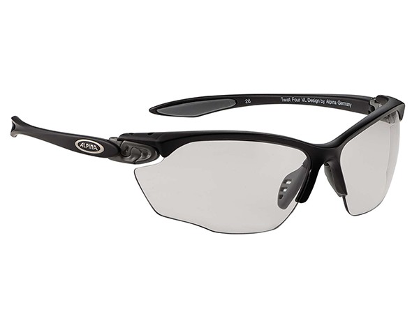 Alpina Twist Four VL+ Bike Glasses | Black-Grey
