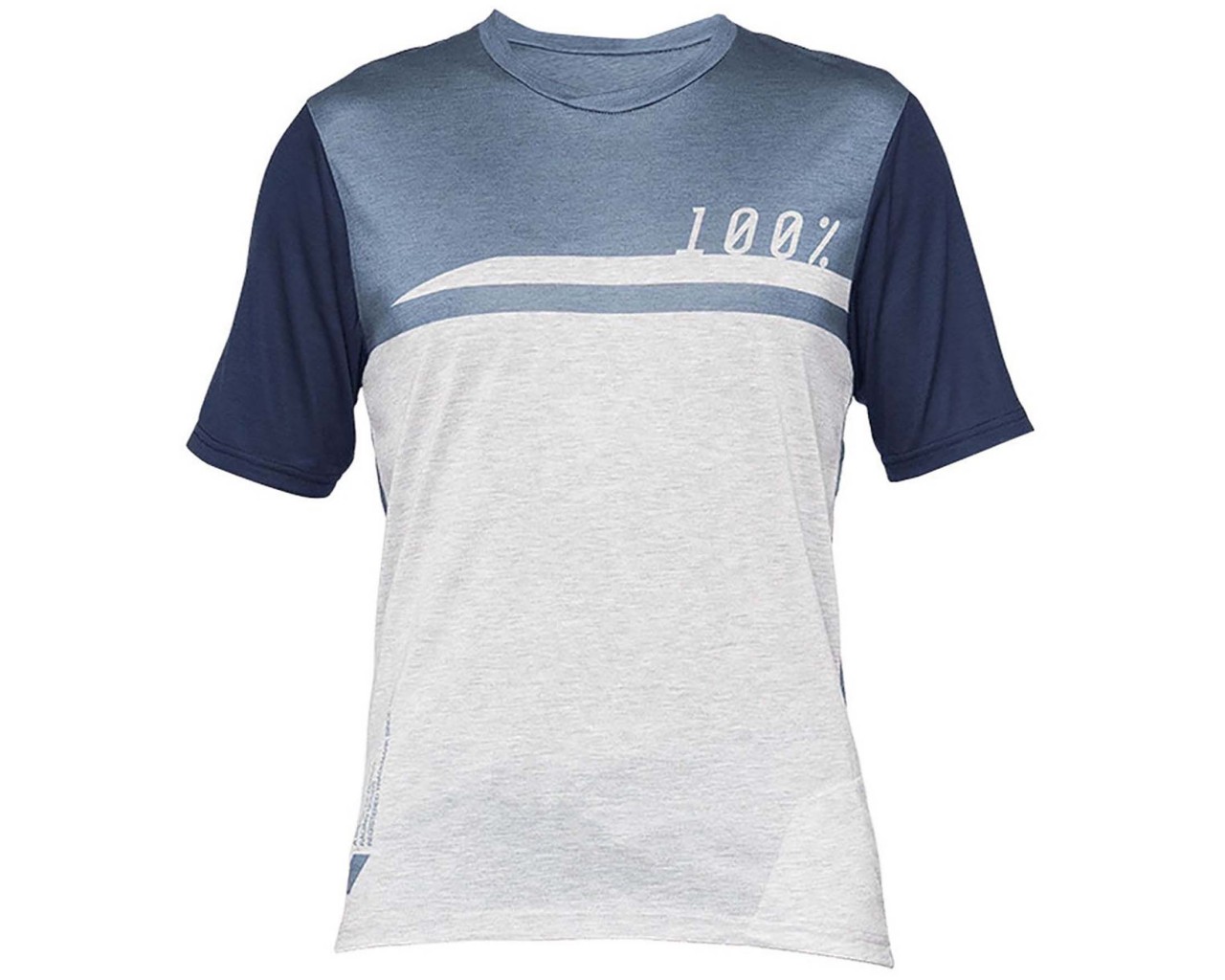100% Airmatic Jersey (SP21) short sleeve | steel blue-grey