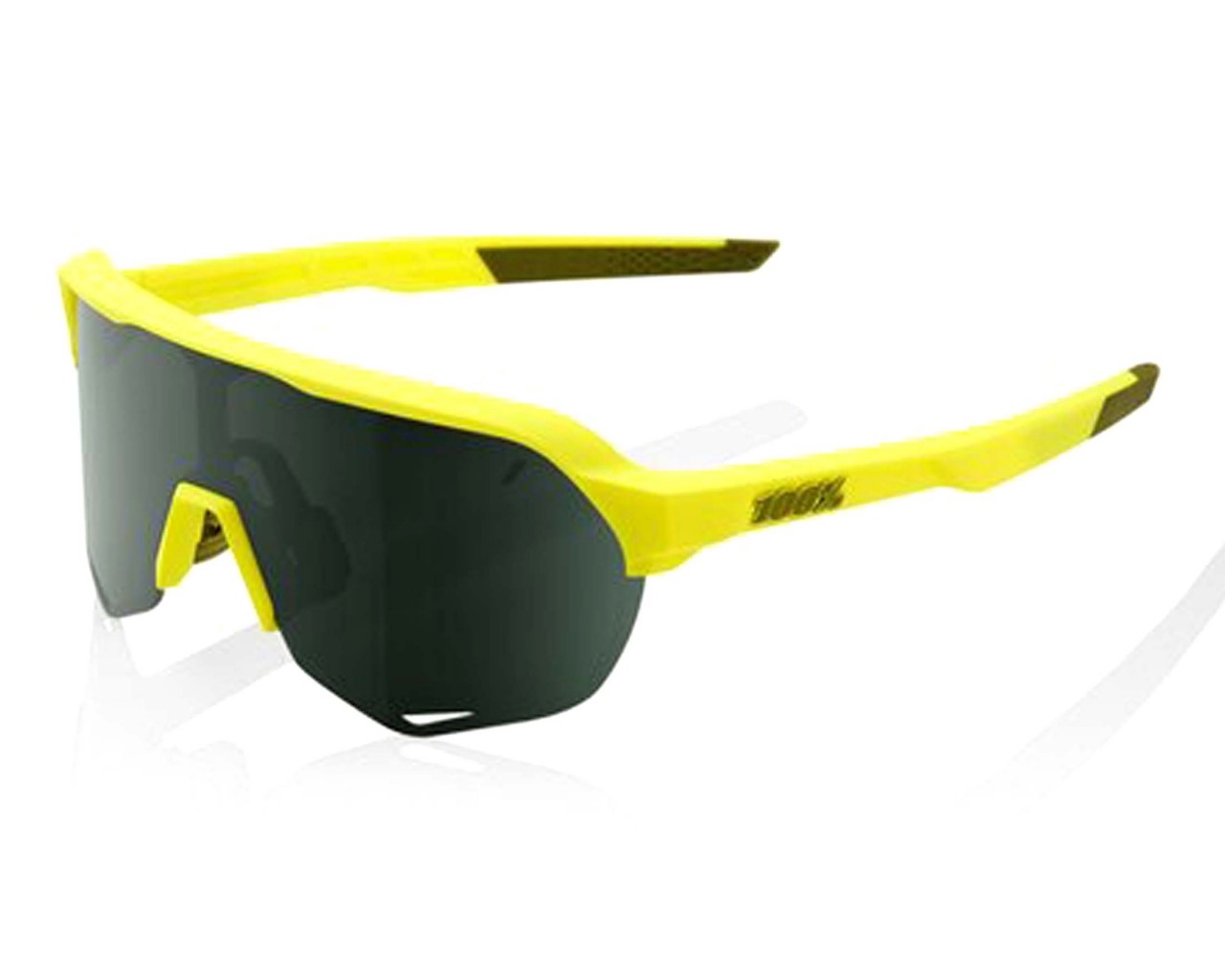 100% S2 - Smoke Lens Sport Sonnenbrille | soft tact Banana