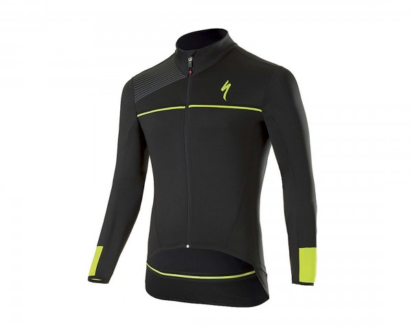Specialized Element SL Elite WR Langarm-Trikot | black-neon yellow