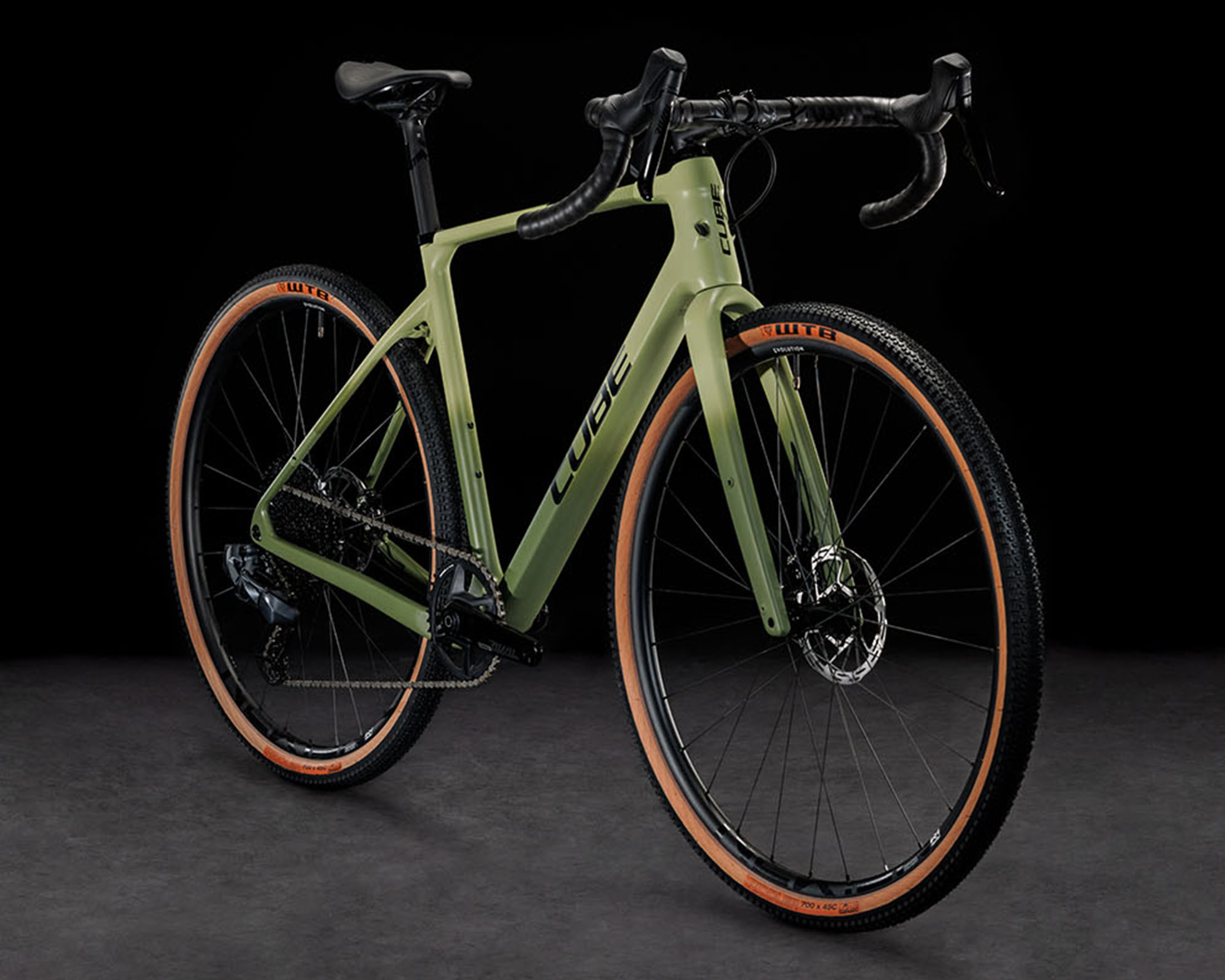 Cube Nuroad C 62 SLX Carbon Gravel Bike 2024 olive n green