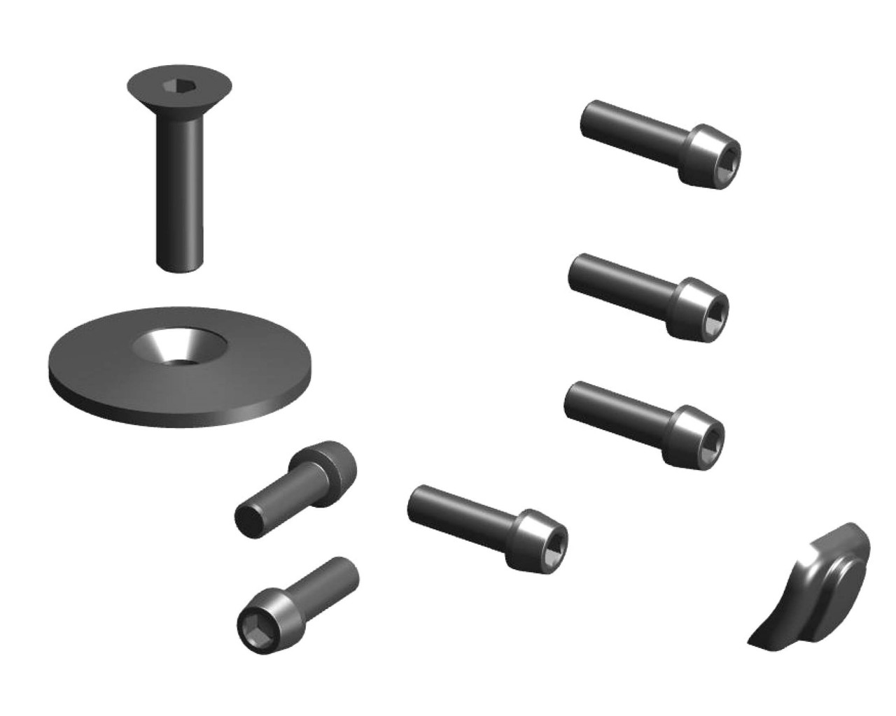 Orbea Hardware Kit for Stem OC ST-RP22 | black