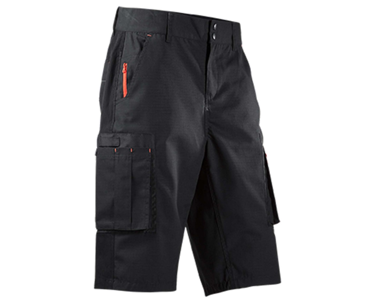 Cube Work Shorts | black-red