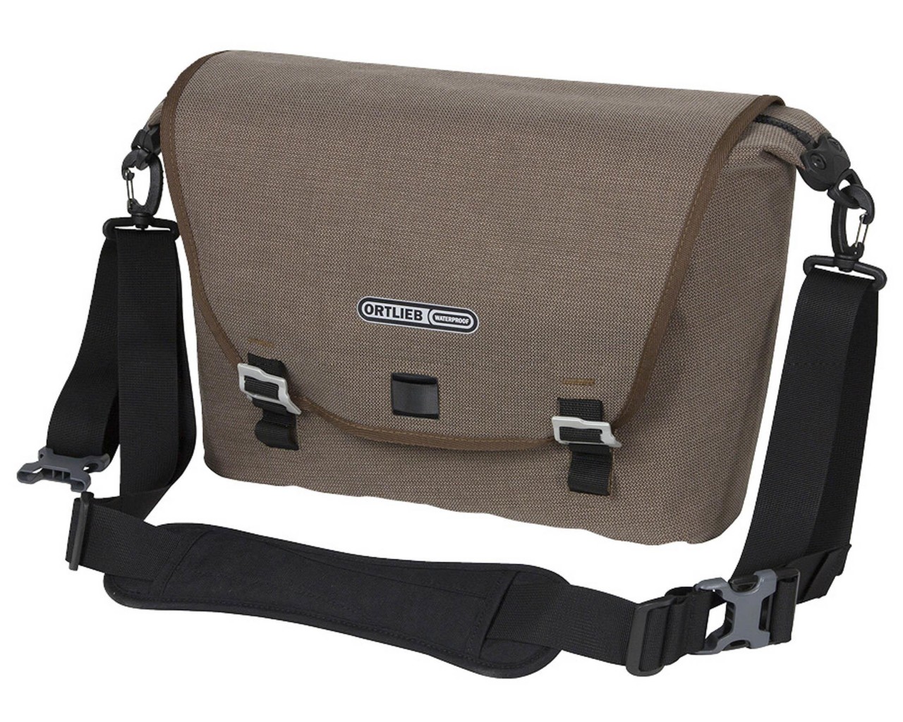 Ortlieb Reporter-Bag waterproof shoulder bag | PVC-free - size L | coffee