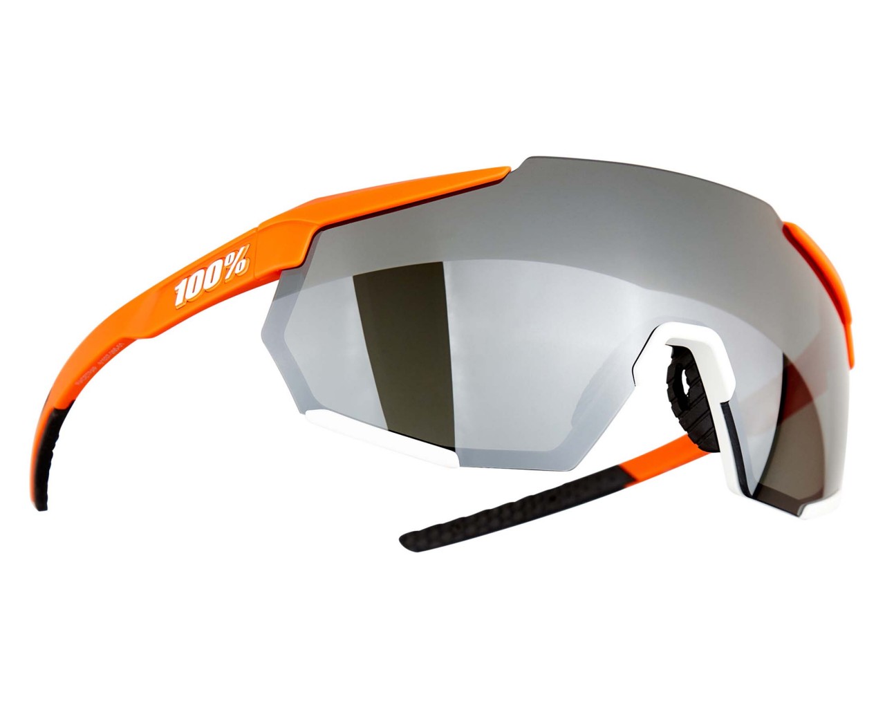 100% Racetrap Mirror Lens - Sports Sunglasses | soft tact Oxyfire
