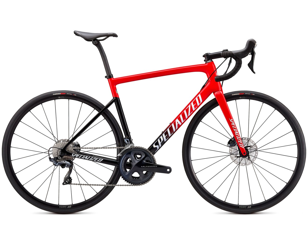 Specialized Tarmac SL6 Comp - Carbon Road Bike 2021 | red tint fade-white with gold pearl