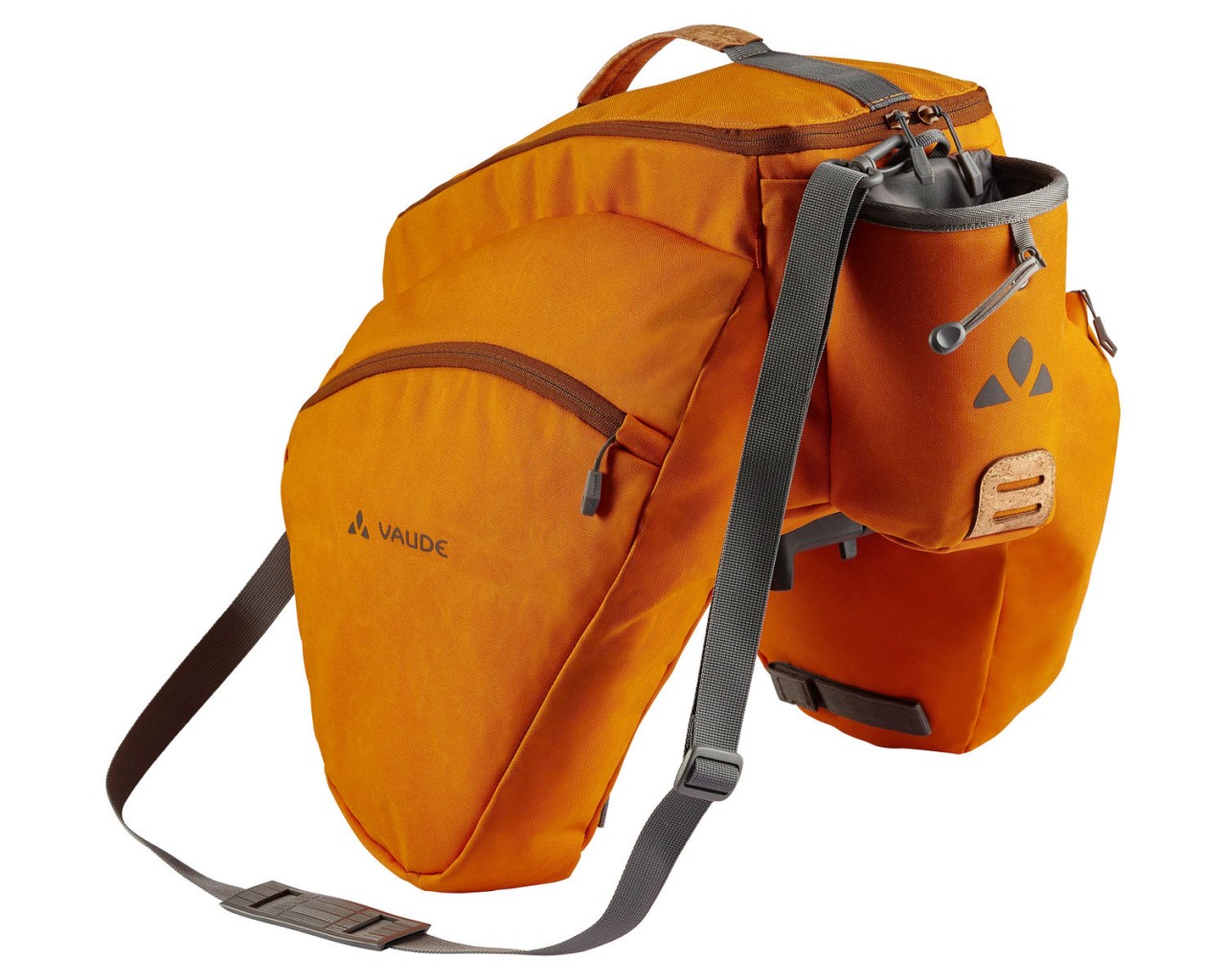 Vaude eSilkroad Plus 22 litres Rack bag for e-bikes | orange madder